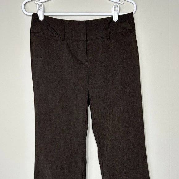 7th Avenue New York & Company Dress Pants Women's 4 Straight Leg Brown Office - Picture 1 of 14